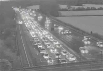 Long queues on M25 after crash