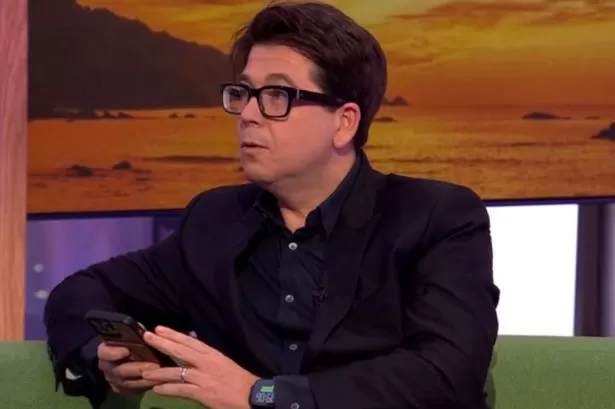 Michael McIntyre caught on phone 'playing game' during The One Show