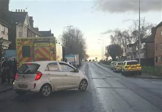 Emergency response after man hit by car