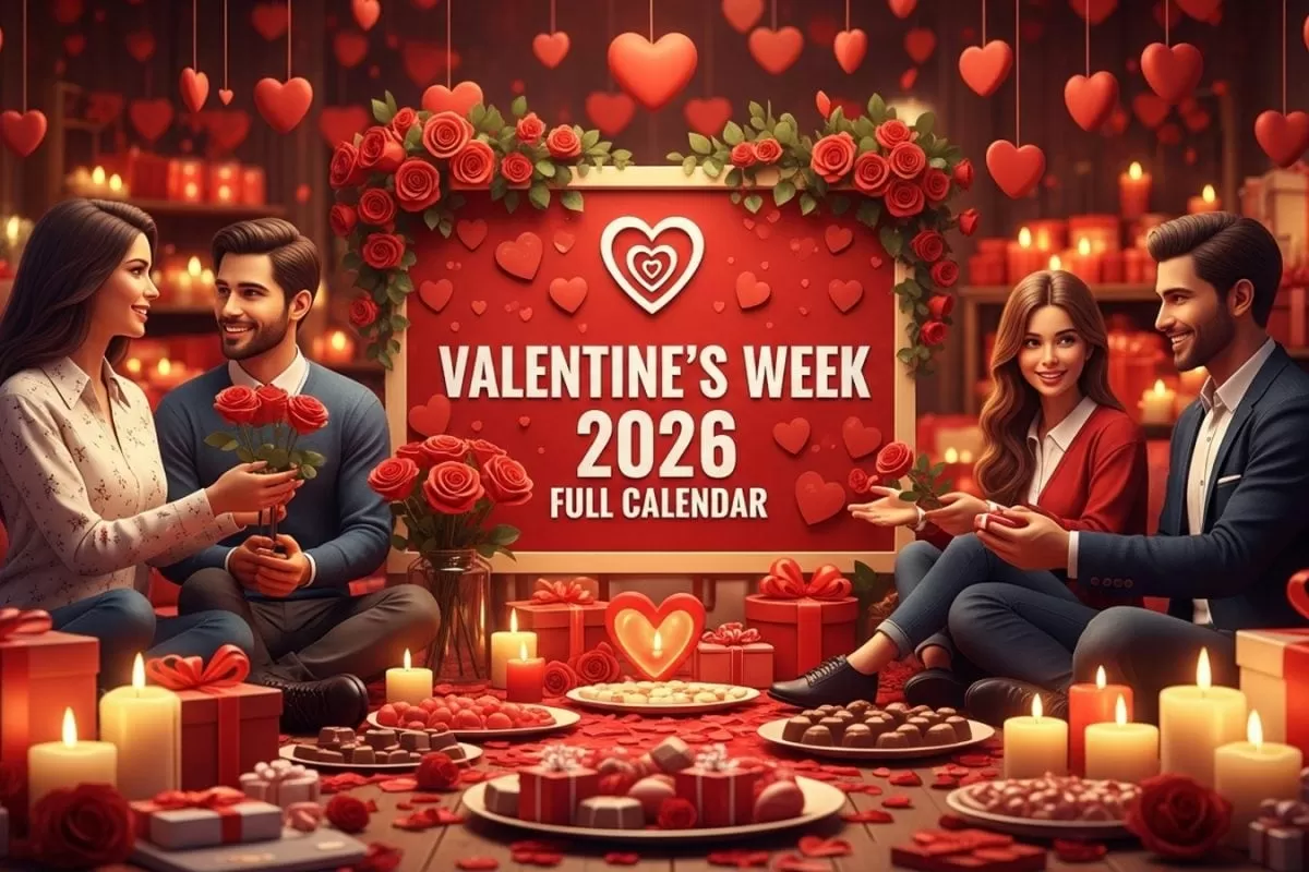 Valentine's Week 2026 Full Calendar: History, Traditions Around The World And Romantic Wishes