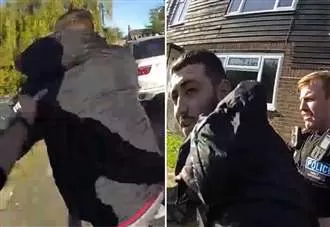 ‘Silly, wasn’t it?’ Moment drug dealer, 18, tries and fails to run from police