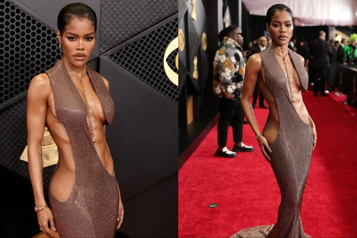 Teyana Taylor Brings Sculptural Seduction To Grammy Awards 2026 In Bronze Tom Ford